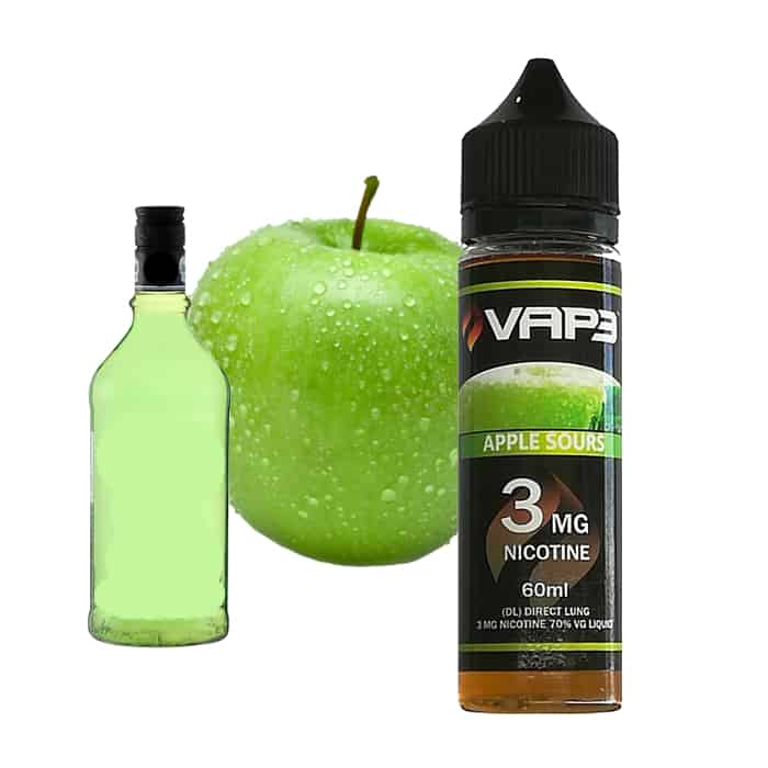 Apple sours 3mg 60ml