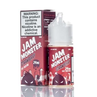 Jam Monster Strawberry 24mg Salt Nicotine e-liquid vape juice