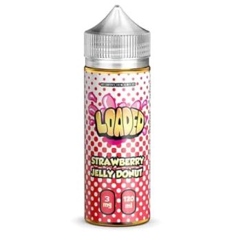 Loaded Strawberry Jelly Donut 3mg 120ml e-liquid vape juice