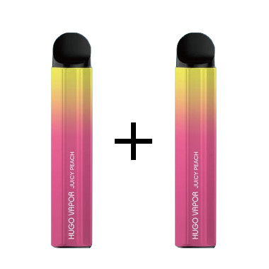 2 x Hugo Vapor 3000puff juicy peach 5%