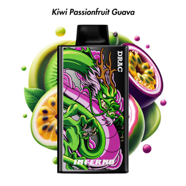 Nasty DRAG:ON 25000 5%: Inferno Passionfruit Kiwi Guava
