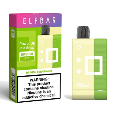 Elfbar EW9000 Kit - Dragon Strawnana Disposable Vape